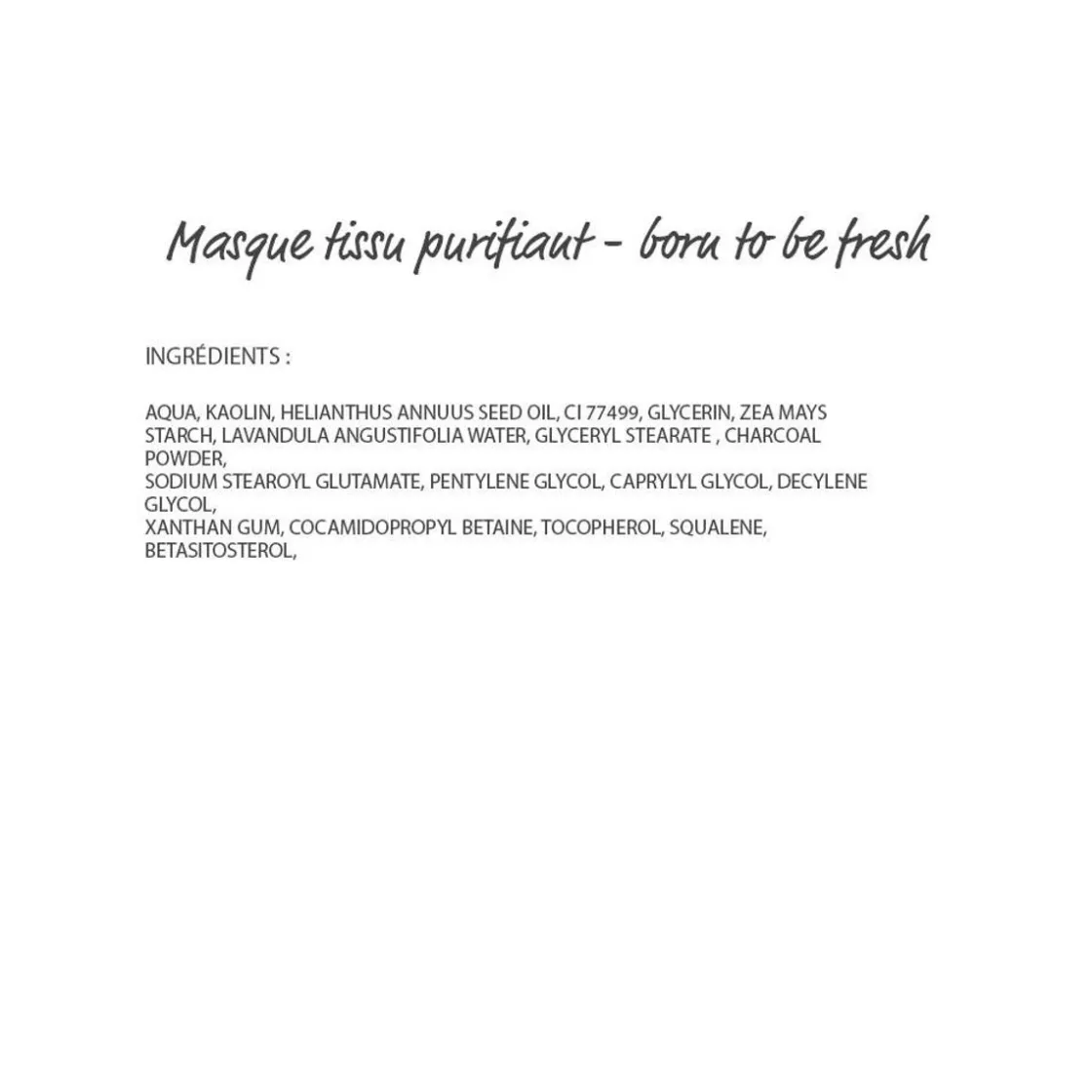 Born To Be Fresh Purifying
